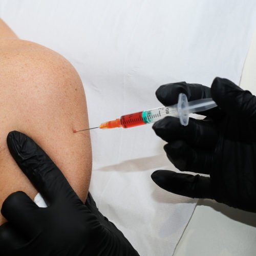 vitamin injection at a Manchester aesthetics clinic