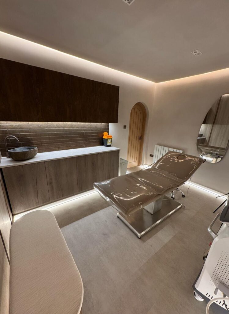 High-Tech Laser Therapy Room at Manchester Aesthetics Clinic