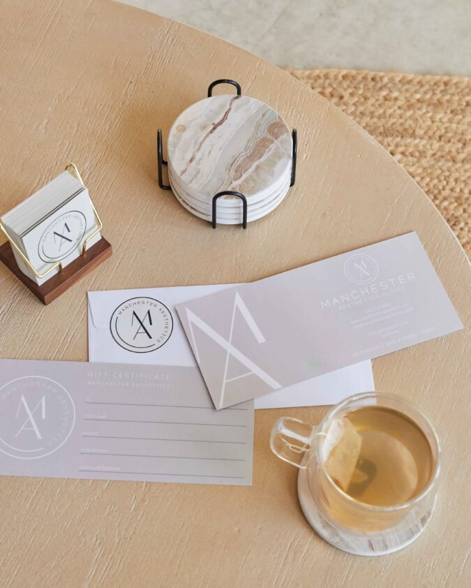 Aesthetic treatment gift voucher with luxury spa setting Manchester Aesthetics