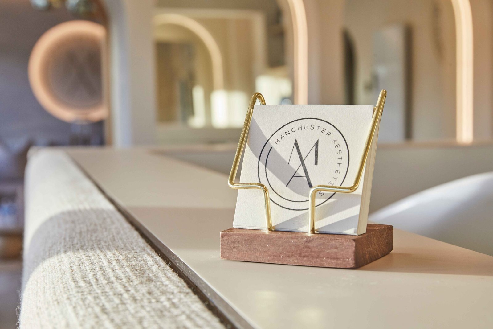 Detail Logo Shot of Manchester Aesthetics clinic