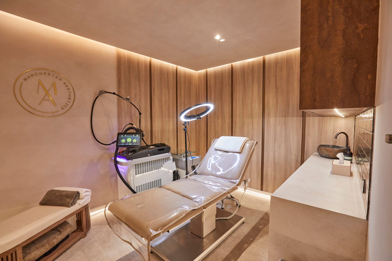 Calm Manchester Aesthetics Clinic treatment room